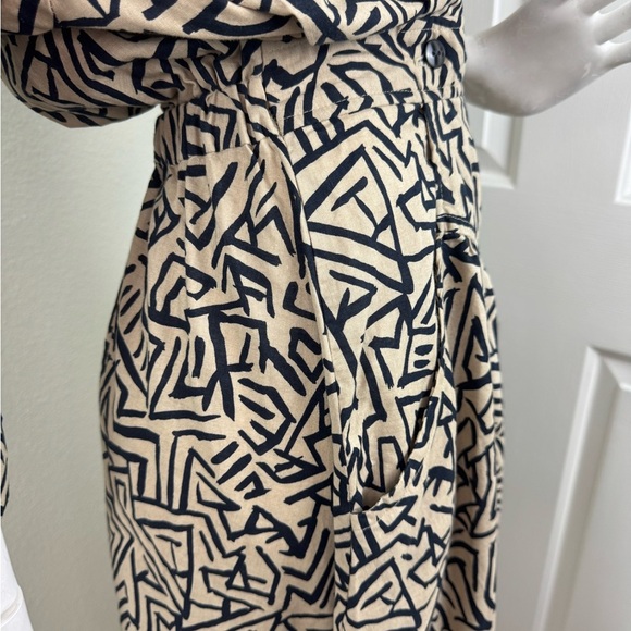 Betsy’s Things Geometric Patterned Black and Cream Dress.  #172 - Picture 8 of 16